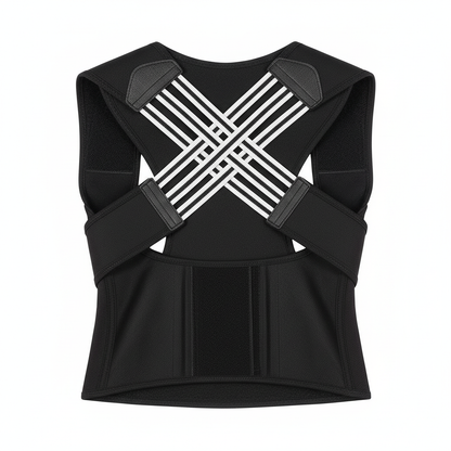 Back Brace Posture Corrector for Women and Men, Shoulder Straightener Adjustable Full Back Support Upper and Lower